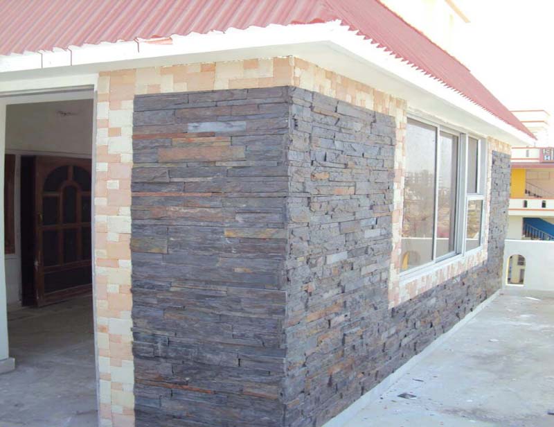 Natural slate Split finished Deco Stone Wall Tile For Wall Covering culture and slate stacked stone and wall tiles for exterior