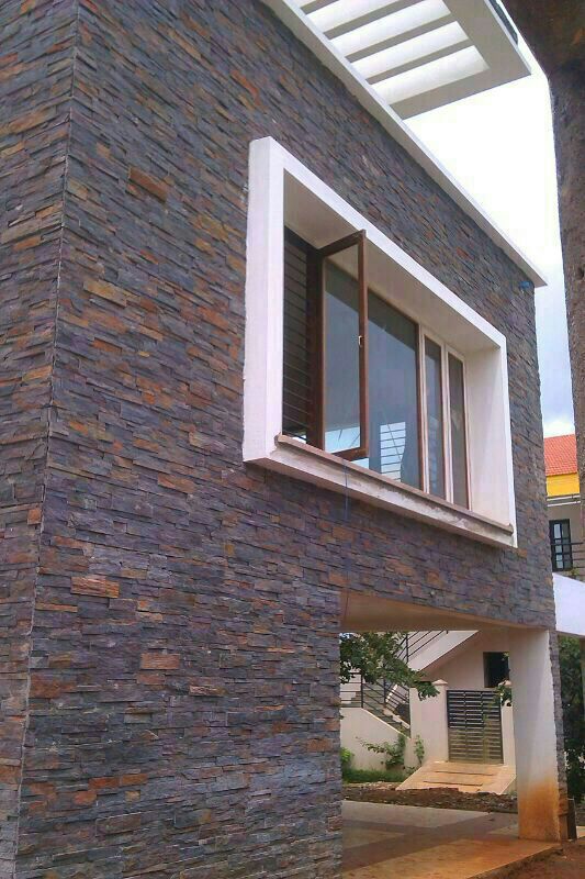 Natural slate culture stone/ slate stacked stone/ wall tiles for exterior